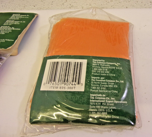 Vintage Coleman First Aid Kit Bonus Disposal Poncho New - Picture 8 of 9