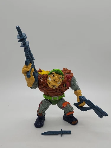 General Traag 100% Complete W/Card TMNT Vintage 1989 Playmates Action Figure