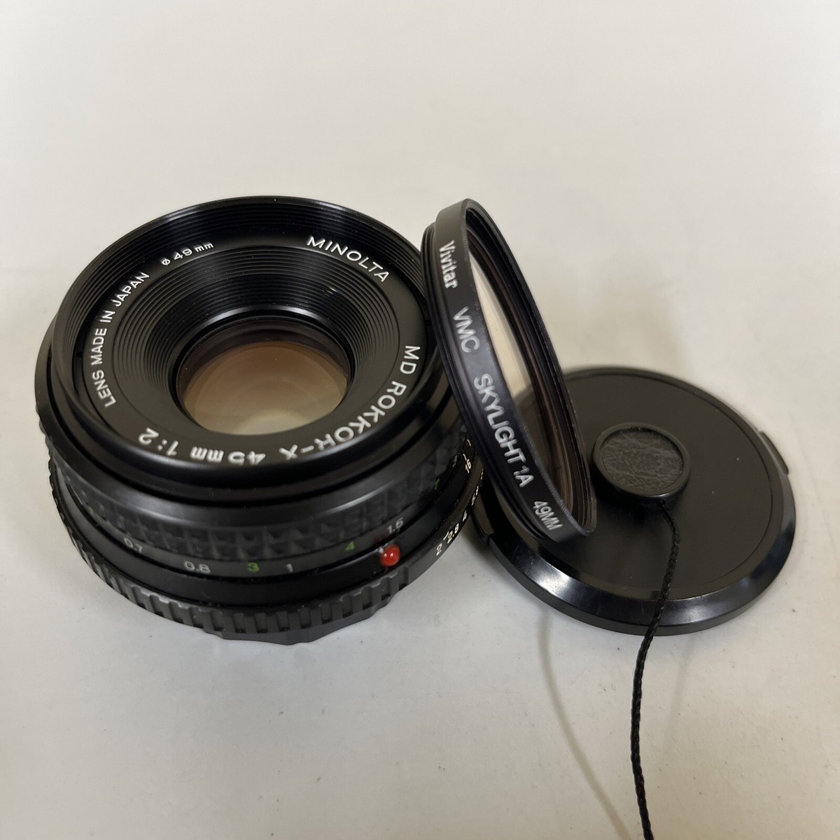 MINOLTA MD ROKKOR-X 45mm 1:2 IN EXCELLENT CONDITIONS MD Mount | eBay
