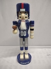 New York Giants 12-in Wooden Nutcracker. T26