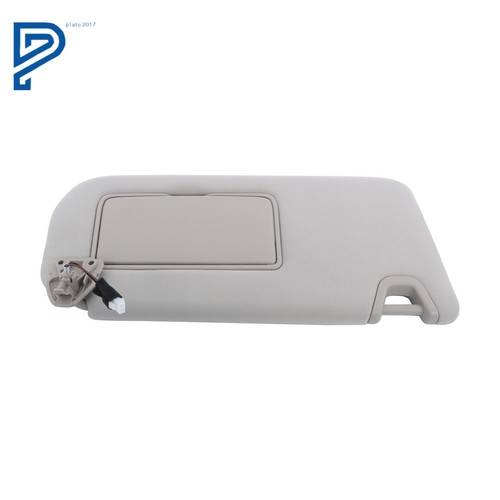 Right RH Passenger Sun Visor Gray For 2019-2024 Nissan Altima W/Lights Mirror - Picture 5 of 21