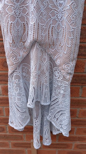 JARLO ANYA Soft Blue Lace Mermaid/Fishtail Dress Size 10T BNWT - Picture 3 of 8