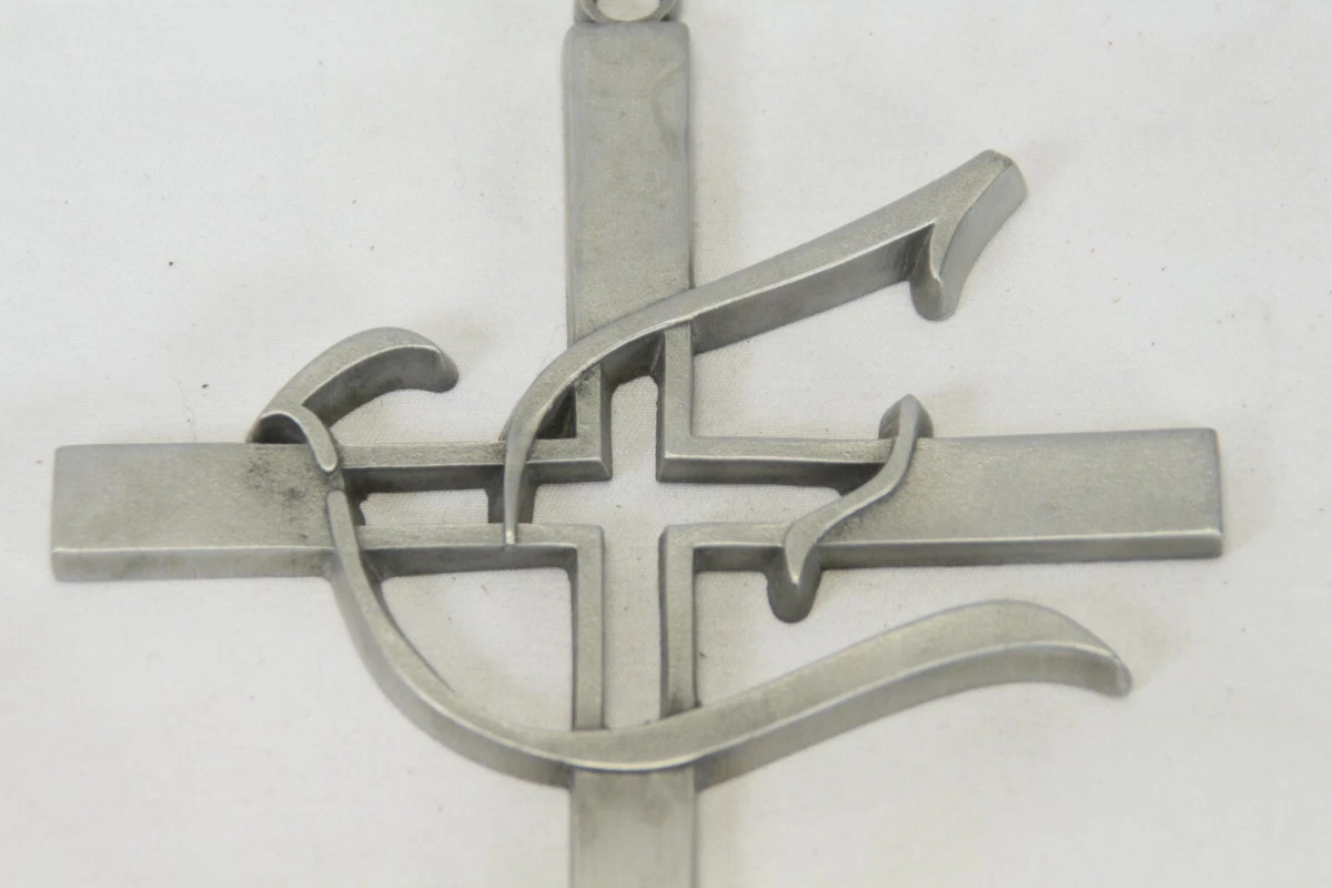 Fine Pewter Lutheran Thrivent Confirmation Day Cross With Dove Wall Hanging  | eBay