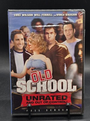 Old School (DVD Full Screen, Unrated Version) NEW Sealed*Cut In UPC Code 