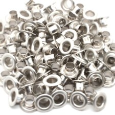 Paquete de 100 ojales niquelados 1/4" 1287-12