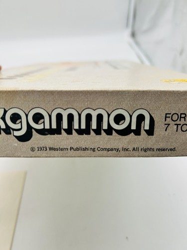 Backgammon Board Game by Whitman Vintage 1973 Excellent Condition 4832 USA - Picture 8 of 9