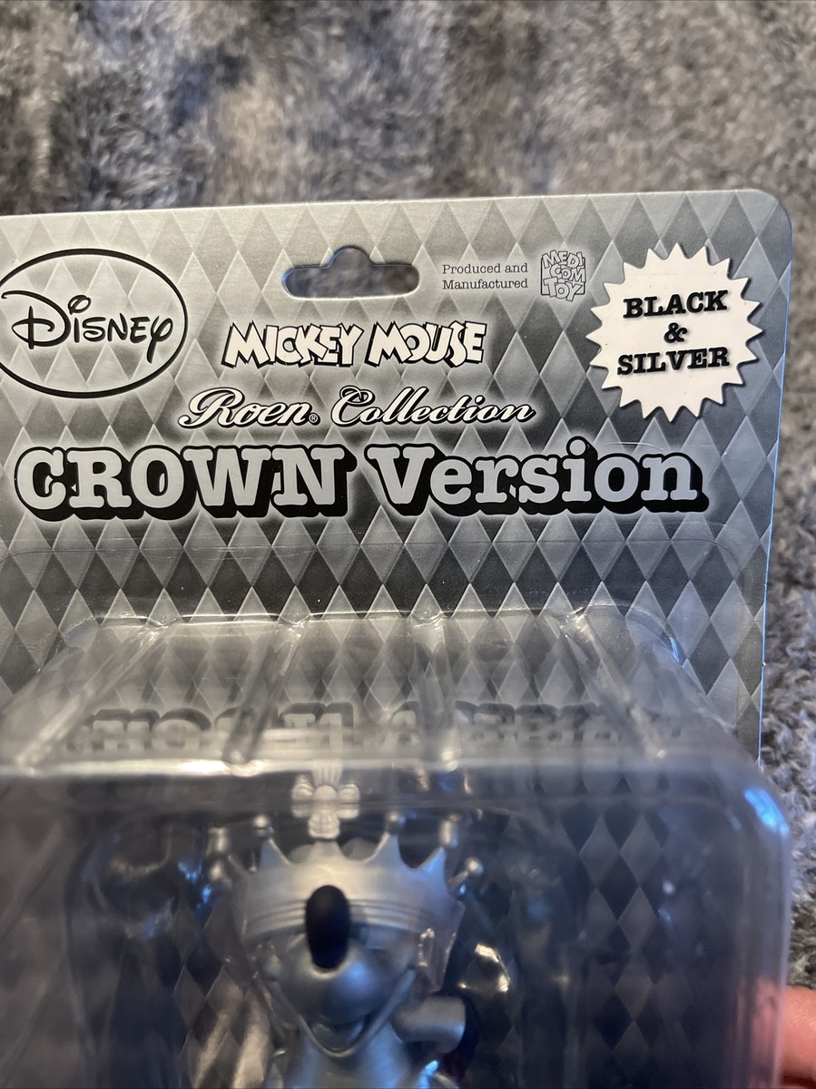 ゲームキャラクター Disney Mickey Mouse Roen Collection MEDICOM Toy DISNEY Roen Collection Mickey Mouse Black & Silver