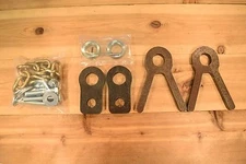 Target Stand Pipe Holder/Target Holder/Chain Kit Set - 1/2" AR500 Steel Holders