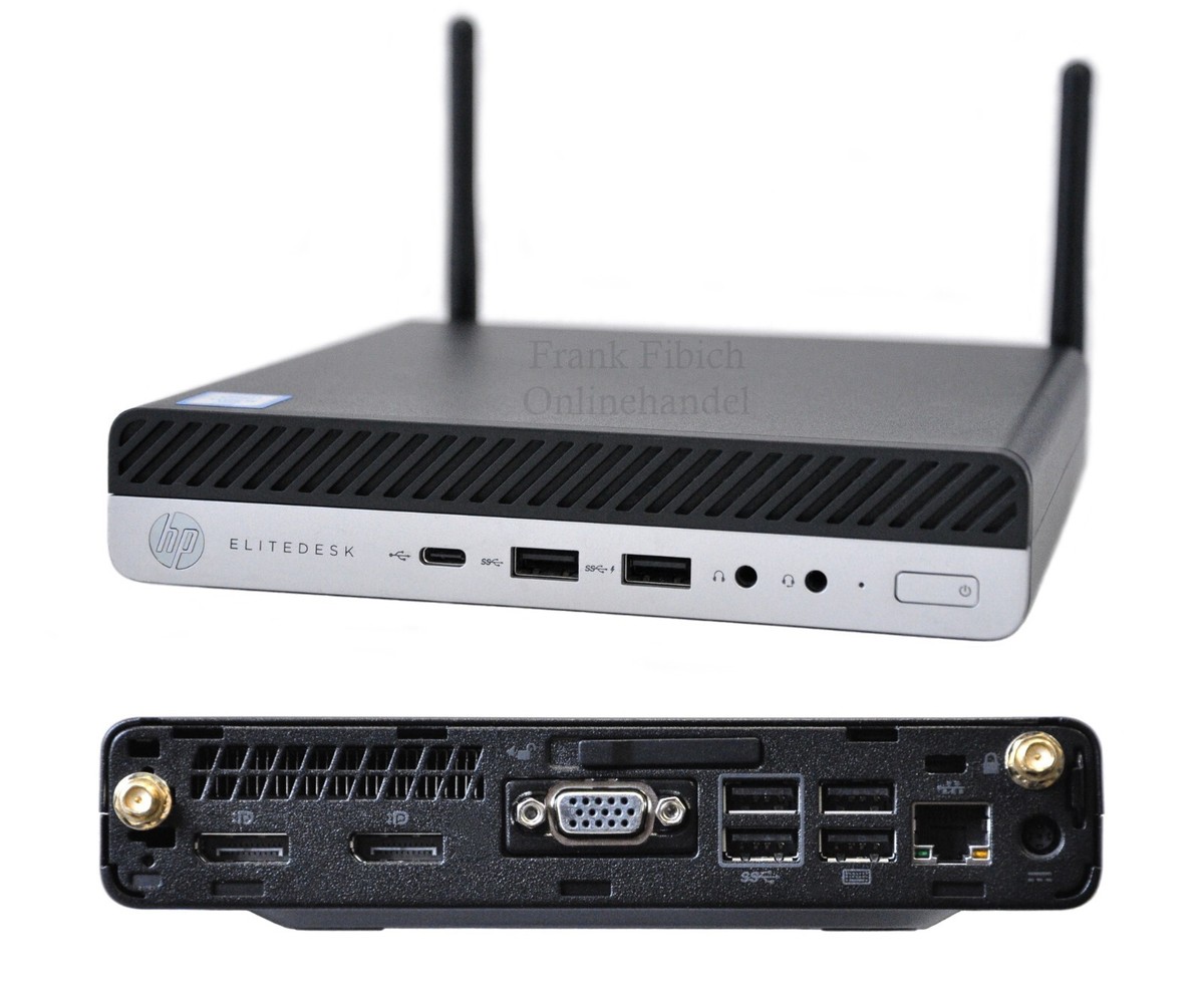 HP EliteDesk 800 G3 Mini 256/512GB NVMe SSD i3 i5 i7 8/16
