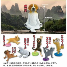 Yoga Dogs and Cats Mini Figure Collection Beagle French Bulldog Terrier