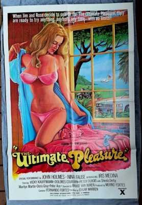 The Ultimate Pleasure Movie Poster SEXPLOITATION John Holmes ANNETTE HAVEN 1977