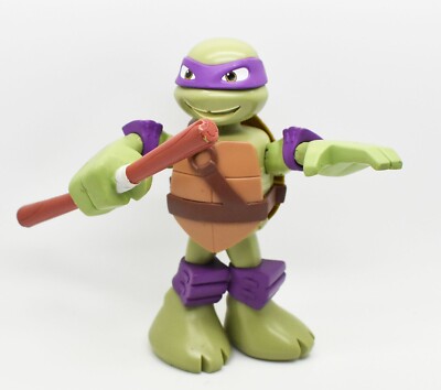 TMNT Half Shell Heroes Bo Spinning Donnie 6.5'' Figure Playmates 2016 Works