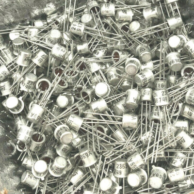 10 x 2N2369 A Transistoren NPN 40V 0,2A TO18 METALL