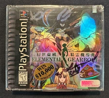 RARE! SEALED Elemental Gearbolt (PlayStation 1, 1997) SIGNED by Victor Ireland!