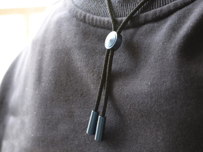 Nuevo Collar Corbata TC4 Aleación Titanio EDC Colgante Hágalo Usted Mismo Cuentas 750mm Longitud Cuerda Foto 4 de 4