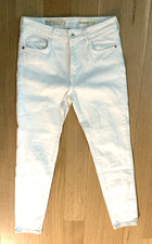 Pilcro  The Letterpress Anthropologie Jeans Sz 27 White High Rise Skinny