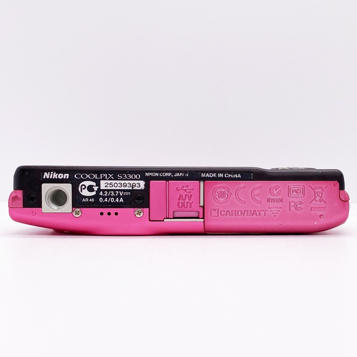 Nikon COOLPIX S3300 Strawberry Pink 6x Zoom 16.0MP Digital