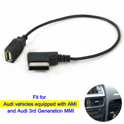 Für Audi VW Skoda Media-In USB MDI AMI MMI AUX Audiokabel Adapter Schnittstelle_