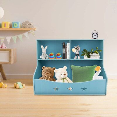 Book Rack Children Kids Toys Organizer Shelves Bookshelf Bookcase Storage Home