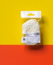 20 % Rabatt:  12 x 105 cm Seidenschnur,  100 % Seide, Pongé 05, naturweiß, handr