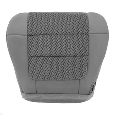 Driver Side Bottom Replacement Cloth Seat Cover Gray Compatible with Ford F15...