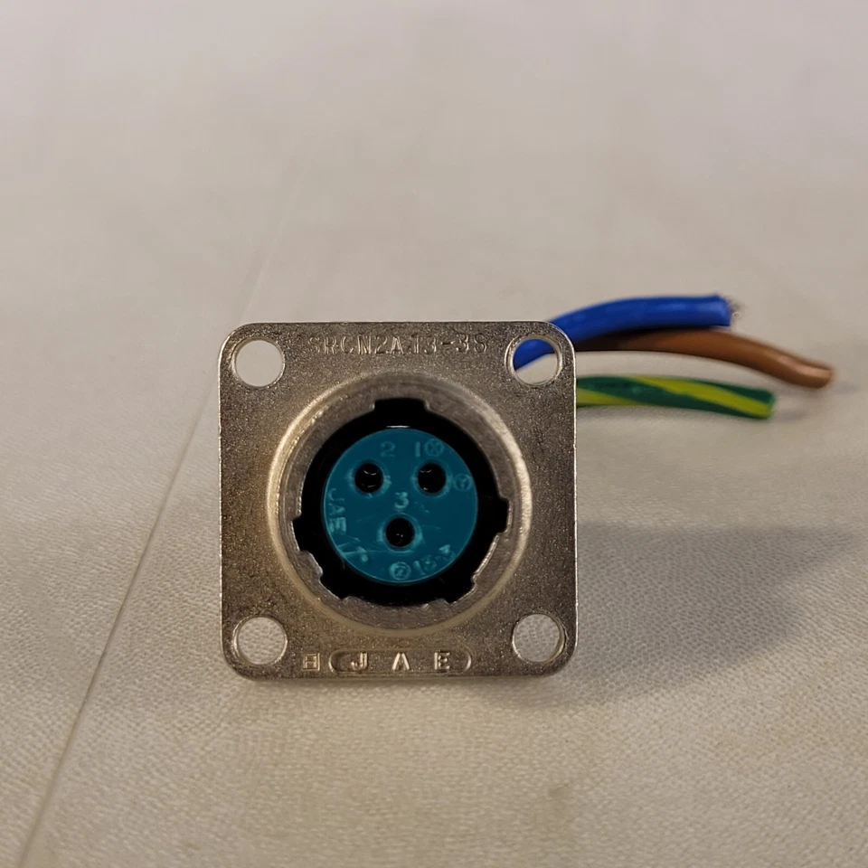 Jae Electronics SRCN2A13-3S 3 Position Circular Connector Receptacle, Female - Image 2 of 4