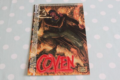 THE COVEN - Issue #1 Jan 1999 - Red Foil Letter Cover - Chruchill Fraga