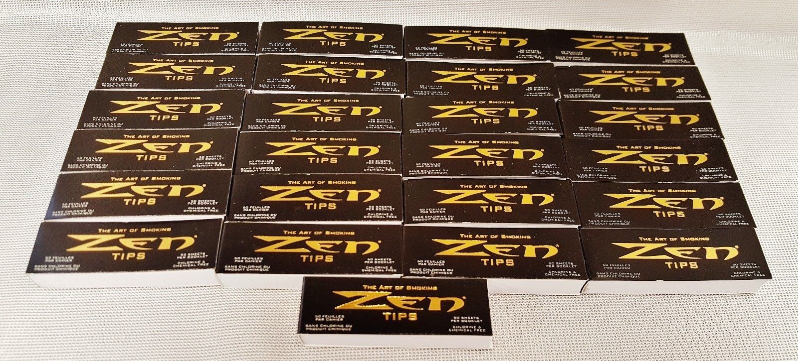 25 Packs Zen Filter Tips, 50 Per Pack, Free Shipping Included