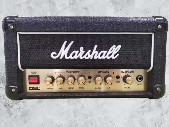 Marshall DSL1HR 1 Watt Tube Head Guitar Amplifier Amp Vacuum Tube
