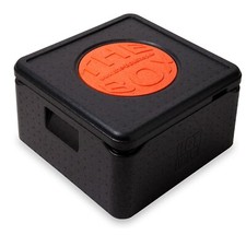 The Box Thermobox Pizza groß, Transportbox Kiste Styropor 32 l, Nutzhöhe 26,5 cm