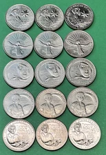 American Women Quarter Set  2022 - 2025 PDS  Complete 60 Coins Uncirculated