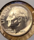 1958  Roosevelt proof dime 90% silver