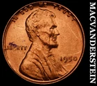 1950 Lincoln Wheat Cent - Red Choice Gem Brilliant Unc  No Reserve  #G8896