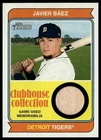 2023 Topps Heritage #CCR-JB Javier Báez Clubhouse Collection Relics