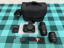 Canon Rebel T7 DSLR Bundle 2 Lens Kit 18-55  75-300mm Lenses 519 Shutter Count