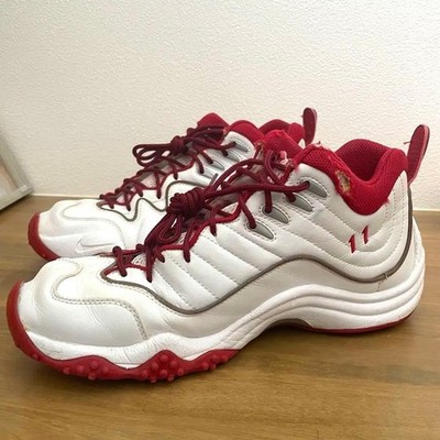 Vtg 2007 Nike iD Air Zoom Flight 5 White Red 313384-991 Mens US 10 