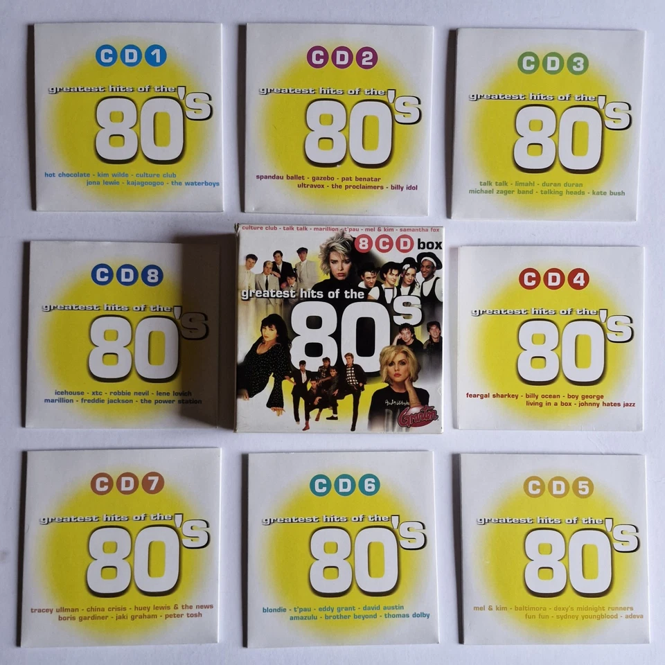 Greatest Hits Of The 80's - 8 × CD Box Set - Image 4 of 4