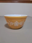 Pyrex Vintage 401 Butterfly Gold 1 1/2 Pint Mixing Serving Bowl