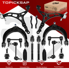 12pcs Front Control Arms Tie Rod End Kit For Jeep Grand Cherokee 2011-2015