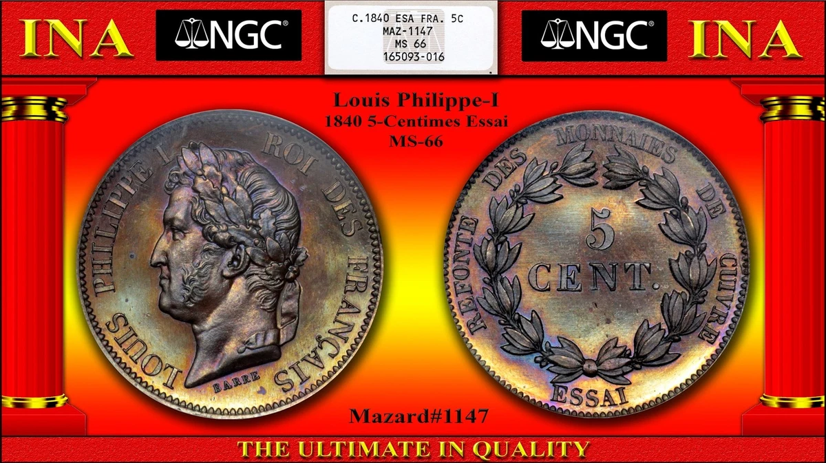 MS 66 Graded French Coins for sale | eBay