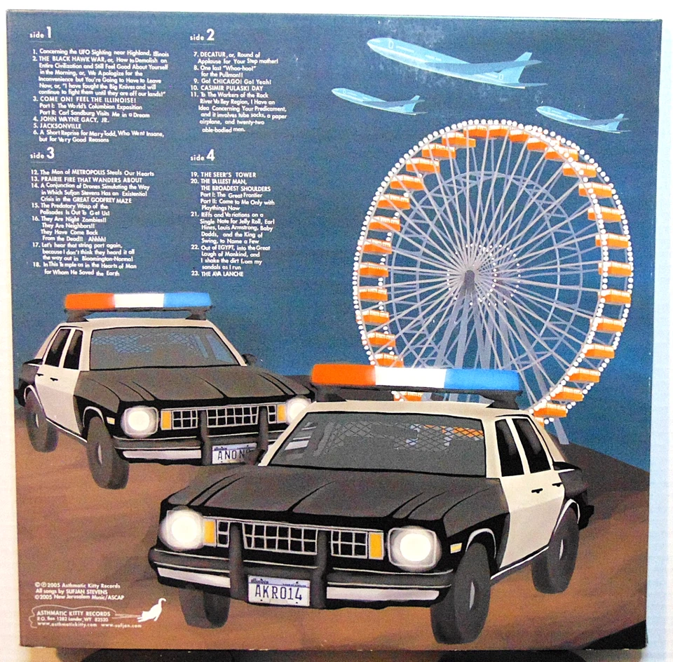 Sufjan Stevens - Come On Feel The Illinoise Asthmatic Kitty Double LP Record EX+ Foto 2 de 4