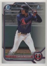 2022 Bowman Chrome Prospects Refractor 425/499 Carlos Aguiar #BCP-1 s3g