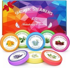 Mothers Day Gifts for Mum and Grandma,8 pcs shower steamer, easter Gifts for mum