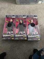 The Osborne Family 12 Inch Talking Doll Jack, Ozzie, And Sharon Osborne