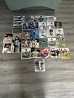 Lot of 32 Vintage Authentic Signed NFL,MLB Photos 8x10 HOF Huge Lot