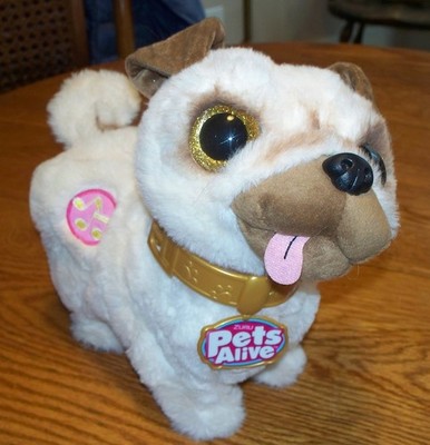 ADORABLE ZURU PETS ALIVE DANCING BARKING PUG TOY