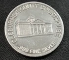 1983 Cleburne County Courthouse  1 Troy oz .999 Fine Silver Round