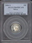 2006-S Proof Roosevelt Dime Silver PCGS PR69 DCAM