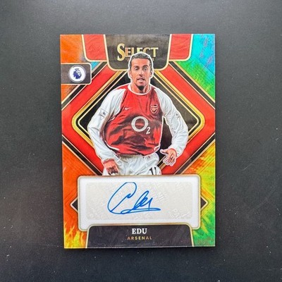 2022-23 Panini Select PL Edu Gaspar Signatures Tie-Dye Auto /25 - Arsenal FC