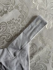 Victoria  s Secret PINK White Silver Glitter Seamless Thong Panties Medium